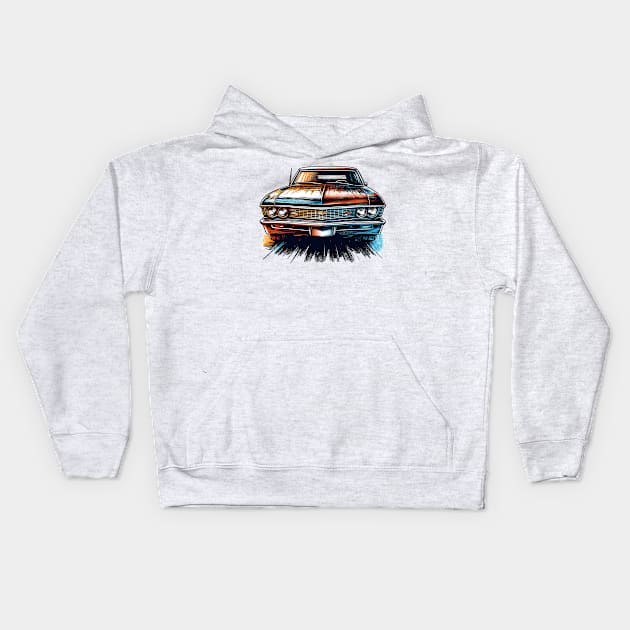 Chevrolet Biscayne Kids Hoodie by Vehicles-Art